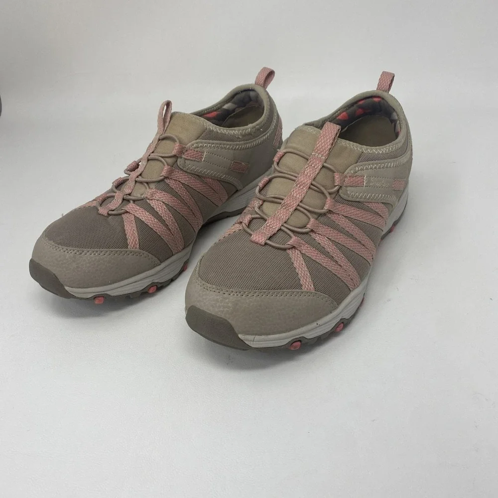 Skechers Seager Hiker Sneakers Womens Size 8.5 Taupe Comfort Slip On Trail Shoes - Picture 3 of 9